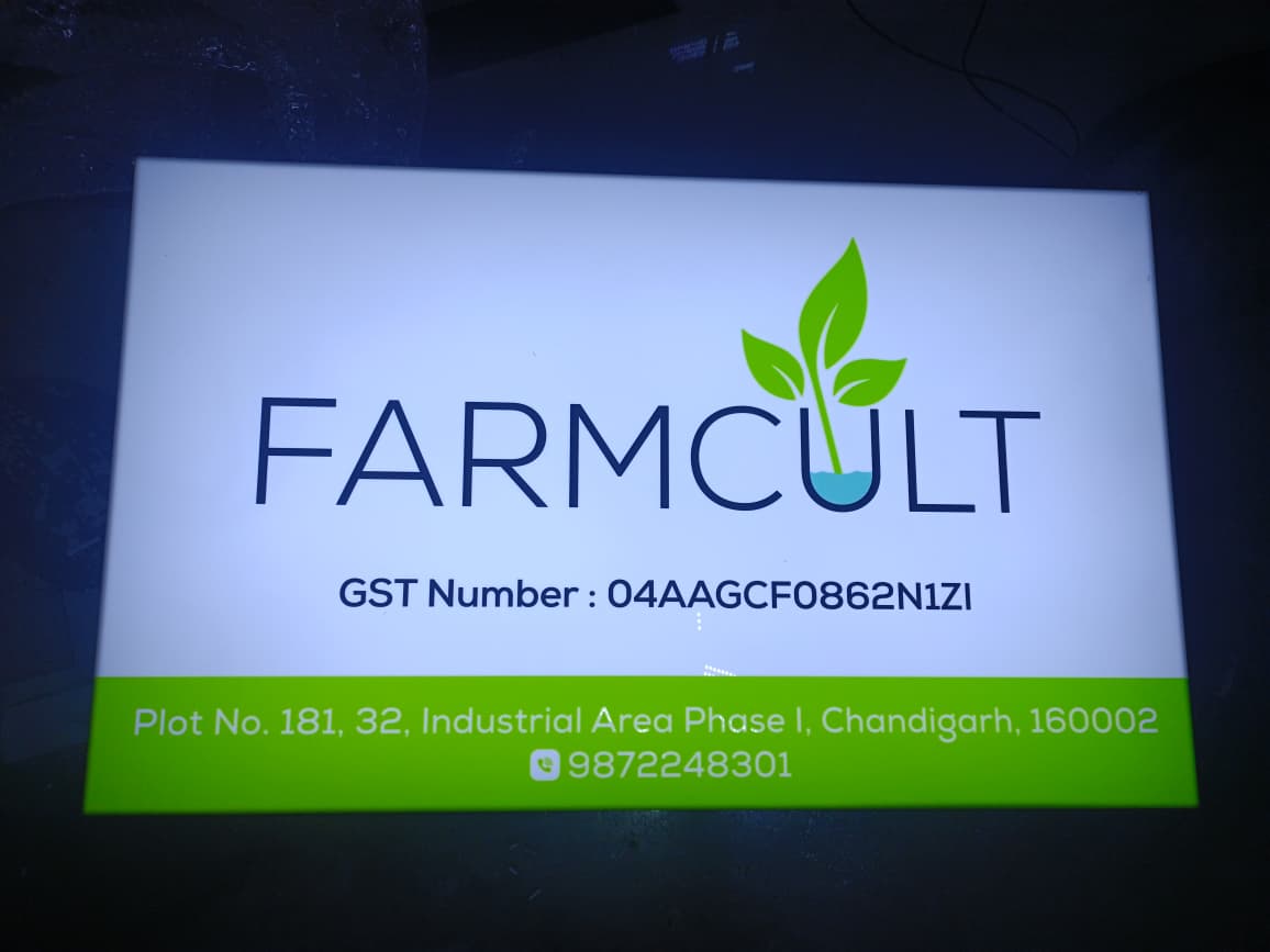 Glow Sign And Front Lit Board